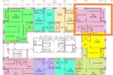 2-комнатная квартира по адресу ул. Варненская (площадь 62,4 м²) - Atlanta.ua - фото 10