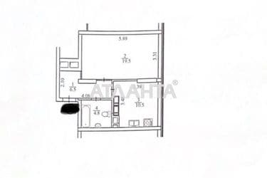 1-room apartment apartment by the address st. Prosp Pobedy (area 41,3 m²) - Atlanta.ua - photo 36