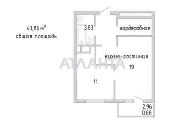 1-кімнатна квартира за адресою вул. Перлинна (площа 42 м²) - Atlanta.ua - фото 20