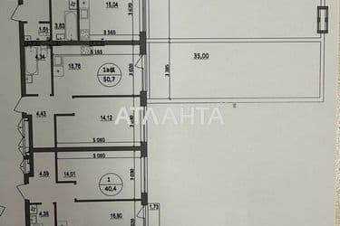 1-комнатная квартира по адресу ул. Широкая (площадь 50,7 м²) - Atlanta.ua - фото 24