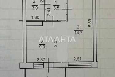 1-кімнатна квартира за адресою вул. Перлинна (площа 32,8 м²) - Atlanta.ua - фото 30