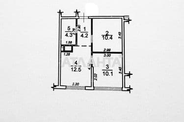 1-кімнатна квартира за адресою вул. Перлинна (площа 41,5 м²) - Atlanta.ua - фото 16