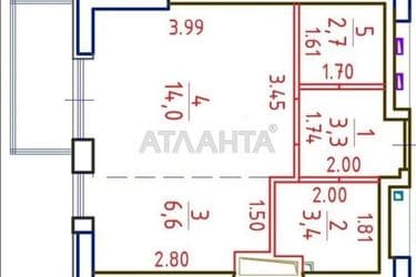 1-room apartment apartment by the address st. Srednefontanskiy per (area 32,5 m²) - Atlanta.ua - photo 34