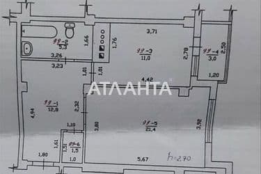 1-комнатная квартира по адресу ул. Бочарова ген. (площадь 55 м²) - Atlanta.ua - фото 14