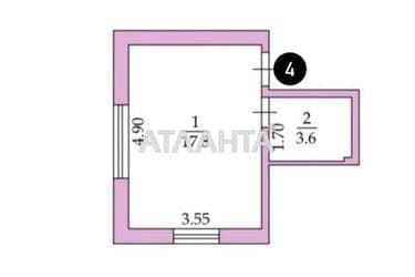 1-кімнатна квартира за адресою вул. Сурікова (площа 22 м²) - Atlanta.ua - фото 12