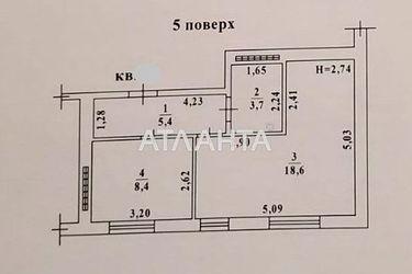 1-комнатная квартира по адресу ул. Пригородская (площадь 36,1 м²) - Atlanta.ua - фото 34