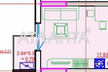 1-кімнатна квартира за адресою вул. Приморська (площа 24,1 м²) - Atlanta.ua - фото 18