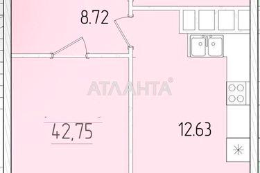 1-room apartment apartment by the address st. Krasnova (area 42,8 m²) - Atlanta.ua - photo 7