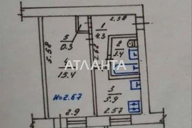 1-room apartment apartment by the address st. 600 letiya (area 30 m²) - Atlanta.ua - photo 20