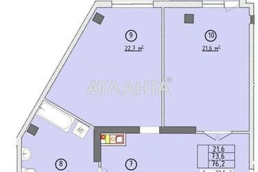 2-кімнатна квартира за адресою Фонтанська дор. (площа 76,2 м²) - Atlanta.ua - фото 14