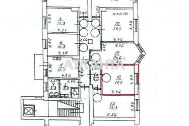 Room in dormitory apartment by the address st. Zholio kyuri (area 17,7 m²) - Atlanta.ua - photo 24