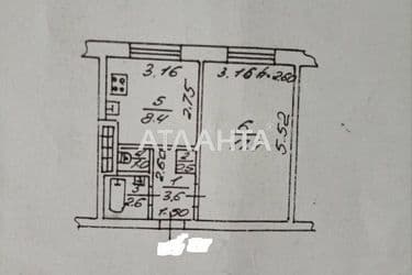 1-кімнатна квартира за адресою вул. Бочарова ген. (площа 34 м²) - Atlanta.ua - фото 26