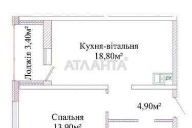 1-кімнатна квартира за адресою вул. Толбухіна (площа 45 м²) - Atlanta.ua - фото 9