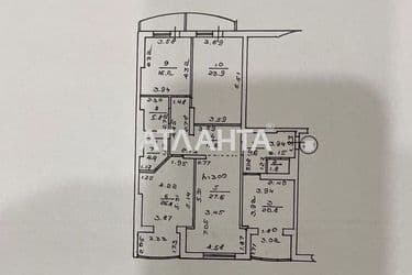 Багатокімнатна квартира за адресою Фонтанська дор. (площа 158,8 м²) - Atlanta.ua - фото 36