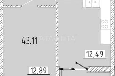 1-кімнатна квартира за адресою вул. Краснова (площа 43 м²) - Atlanta.ua - фото 7
