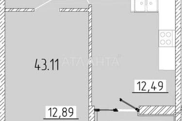 1-комнатная квартира по адресу ул. Краснова (площадь 43 м²) - Atlanta.ua - фото 7