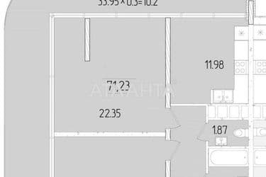 2-rooms apartment apartment by the address st. Krasnova (area 71 m²) - Atlanta.ua - photo 7