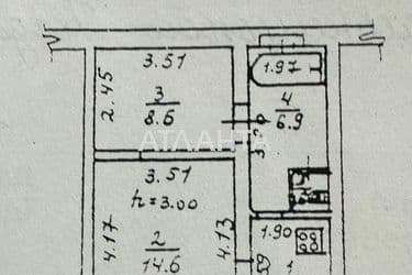 2-комнатная квартира по адресу ул. Хмельницкого Богдана (площадь 35,6 м²) - Atlanta.ua - фото 18