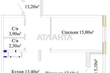 2-кімнатна квартира за адресою вул. Толбухіна (площа 70,1 м²) - Atlanta.ua - фото 28