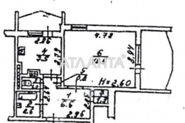 1-комнатная квартира по адресу ул. Бочарова ген. (площадь 43,1 м²) - Atlanta.ua - фото 42