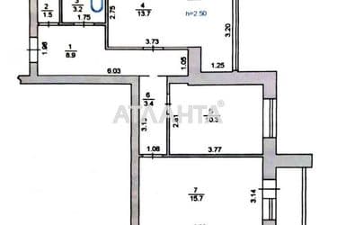 2-rooms apartment apartment by the address st. Parusnaya Geroev Stalingrada (area 58,5 m²) - Atlanta.ua - photo 17