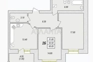 2-кімнатна квартира за адресою вул. Пивоварна (площа 66 м²) - Atlanta.ua - фото 10