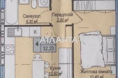 1-room apartment apartment by the address st. Pokrovskaya (area 33 m²) - Atlanta.ua - photo 36