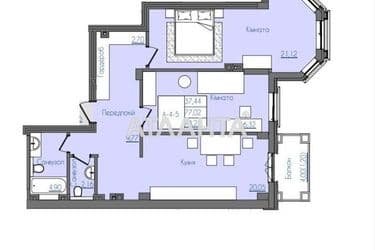 2-кімнатна квартира за адресою Фонтанська дор. (площа 75,6 м²) - Atlanta.ua - фото 30