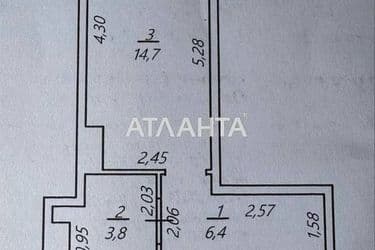 1-комнатная квартира по адресу ул. Педагогическая (площадь 28 м²) - Atlanta.ua - фото 14