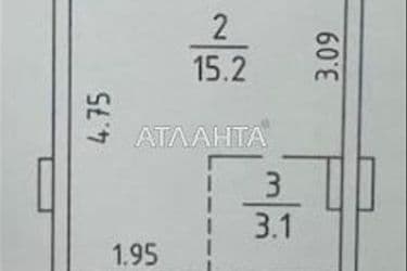 1-комнатная квартира по адресу ул. Большая Окружная (площадь 25 м²) - Atlanta.ua - фото 13