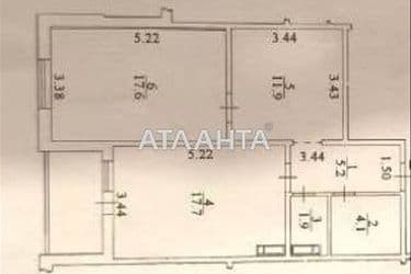 1-room apartment apartment by the address st. Baltiyskiy per (area 61 m²) - Atlanta.ua - photo 17