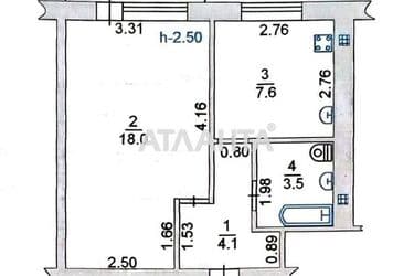 1-комнатная квартира по адресу ул. Шума Виталия (площадь 34 м²) - Atlanta.ua - фото 28