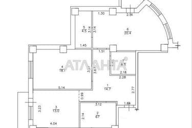 2-rooms apartment apartment by the address st. Pedagogicheskaya (area 84,4 m²) - Atlanta.ua - photo 13