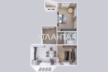 3-кімнатна квартира за адресою вул. Короленка (площа 75 м²) - Atlanta.ua - фото 47