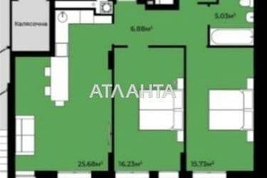 2-кімнатна квартира за адресою вул. Роксоляни (площа 71,4 м²) - Atlanta.ua - фото 7