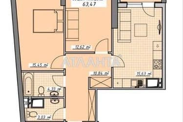 2-rooms apartment apartment by the address st. Kurortnyy per (area 64,5 m²) - Atlanta.ua - photo 20