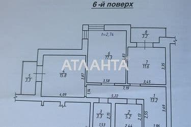 2-кімнатна квартира за адресою вул. Центральна (площа 73 м²) - Atlanta.ua - фото 32