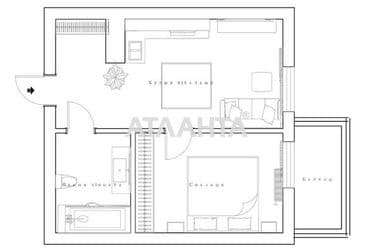 1-room apartment apartment by the address st. Orlika Pilipa (area 38,1 m²) - Atlanta.ua - photo 36