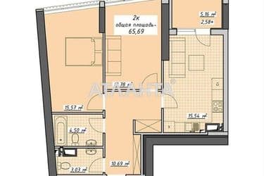2-кімнатна квартира за адресою Курортний пров. (площа 65,7 м²) - Atlanta.ua - фото 16