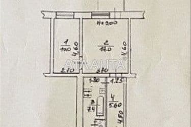 2-rooms apartment apartment by the address st. Volzhskiy per (area 42 m²) - Atlanta.ua - photo 21