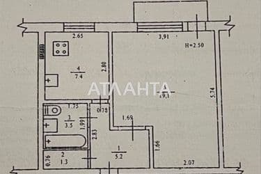 1-кімнатна квартира за адресою Небесної сотні пр. (площа 37,2 м²) - Atlanta.ua - фото 14