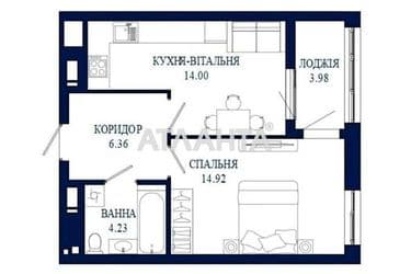 1-кімнатна квартира за адресою вул. Зелена (площа 43 м²) - Atlanta.ua - фото 16