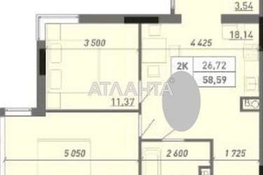 2-rooms apartment apartment by the address st. Vilyamsa ak (area 60 m²) - Atlanta.ua - photo 10