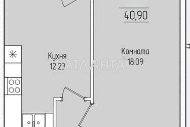 1-комнатная квартира по адресу ул. Краснова (площадь 41 м²) - Atlanta.ua - фото 14