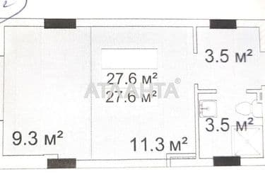 1-кімнатна квартира за адресою вул. Бочарова ген. (площа 27,6 м²) - Atlanta.ua - фото 12