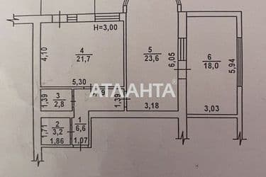 2-кімнатна квартира за адресою вул. Дача Ковалевського (площа 74 м²) - Atlanta.ua - фото 36