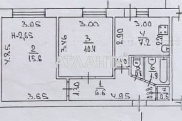 2-rooms apartment apartment by the address st. Marselskaya (area 45 m²) - Atlanta.ua - photo 26