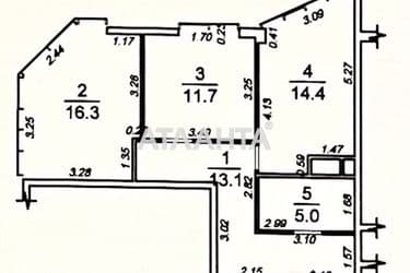 2-кімнатна квартира за адресою вул. Італійська бульв. (площа 60,5 м²) - Atlanta.ua - фото 40