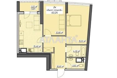 2-rooms apartment apartment by the address st. Kurortnyy per (area 63,2 m²) - Atlanta.ua - photo 22