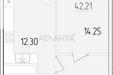 1-комнатная квартира по адресу ул. Краснова (площадь 42,2 м²) - Atlanta.ua - фото 25